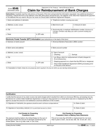 IRS Form 8546