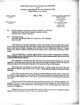 US Courts Form CV05 1991