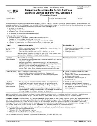 IRS Form 15503