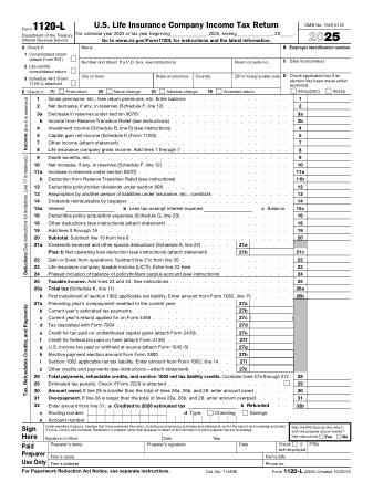 IRS Form 1120L