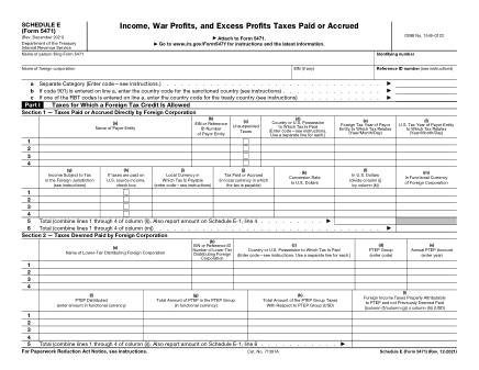IRS Form 5471SE