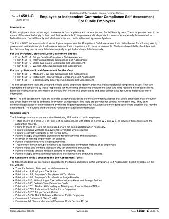 IRS Form 14581G
