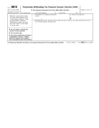 IRS Form 8813