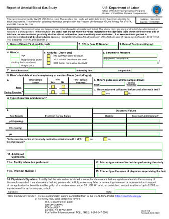 DOL Form CM 1159