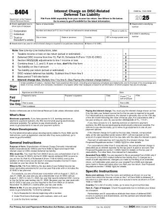 IRS Form 8404