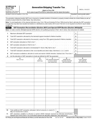 IRS Form 706SR