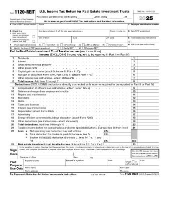 IRS Form 1120REI
